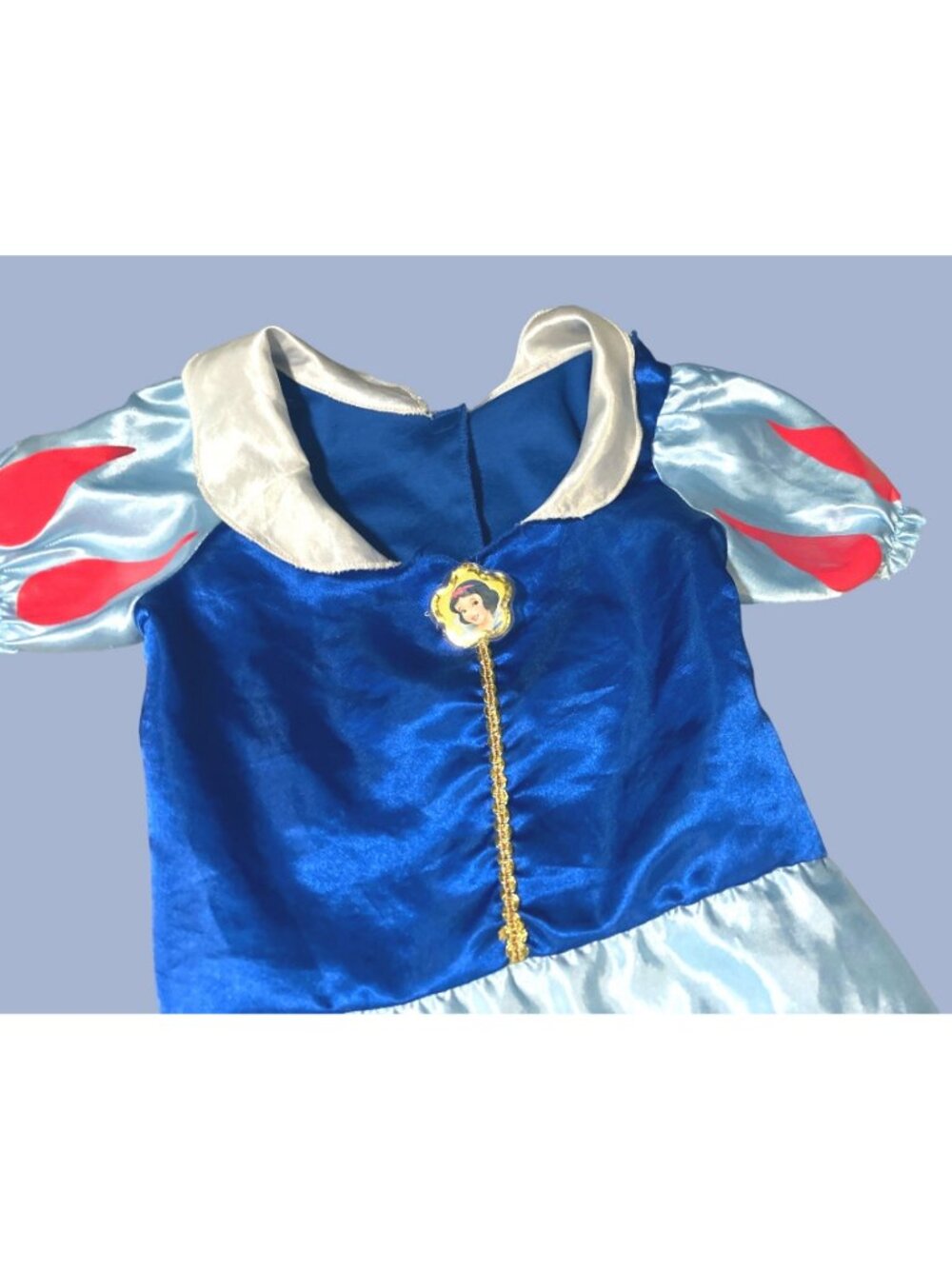 Disney Snow White Kids Costume Size 4-6X Blue/White Dress For Little Princesses - Picture 2 of 7
